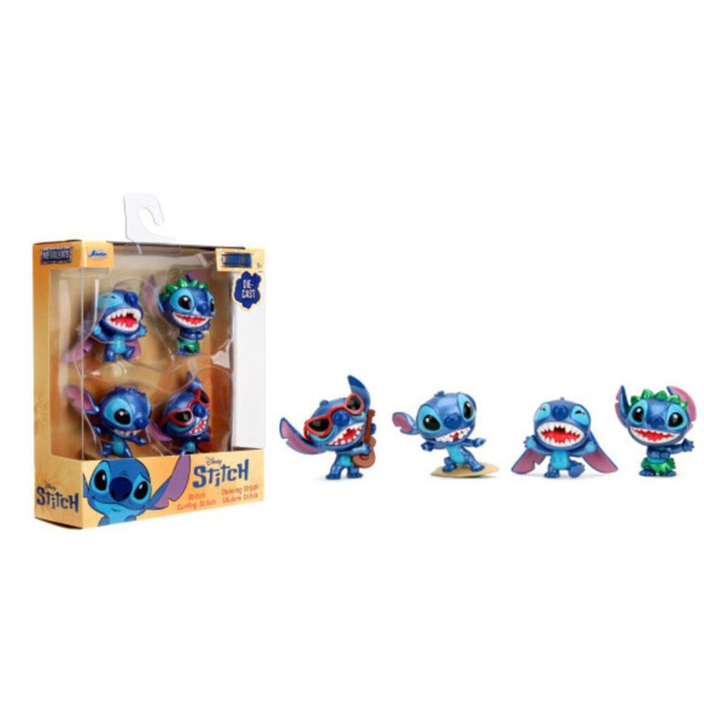 Jada Toys - Disney Stitch  - MetalFigs - 2.5" Diecast Figure 4-Pack